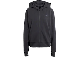 adidas Women's Designed 4 Full-Zip Hooded Sweatshirt Black