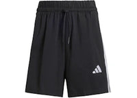adidas Women's Essentials 3-Stripes Cotton Shorts Black/White