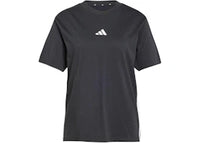 adidas Women's Essentials 3-Stripes Cotton T-Shirt Black/White
