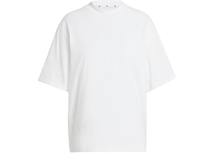 adidas Women's Essentials Contemporary Logo Boyfriend T-Shirt White - apparel view 2
