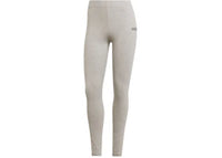 adidas Women's Essentials Linear Cotton Leggings Medium Grey Heather/Black