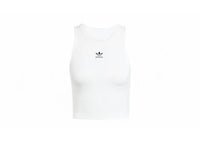 adidas Women's Essentials Ribbed Tank Top White