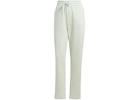 adidas Women's Essentials Small Logo Feel Cozy Open Hem Pant Linen Green