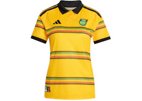 adidas Women's Jamaica 2026 Bob Marley Home Jersey Bold Gold - authentic adidas apparel