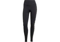 adidas Women's Leopard Allover Print Leggings Black