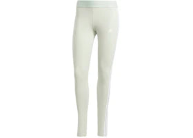 adidas Women's Loungewear Essentials 3-Stripes Leggings Linen Green - vue 360