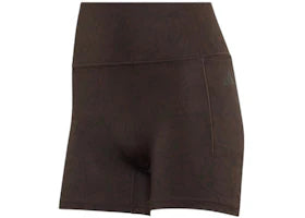 adidas Women's Optime PrimeLift Snake Short Leggings Aurora Coffee/Black