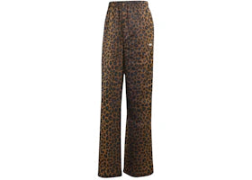 adidas Women's Originals Wide Leg Satin Joggers Bronze Strata