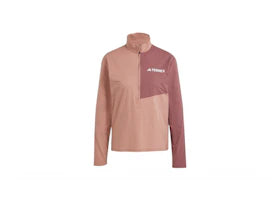 adidas Women's Terrex Multi Climacool 1/Zip Long Sleeve Long-Sleeve Top Warm Clay