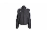 adidas Women's Tiro Cut 3-Stripes Woven Track Top Black