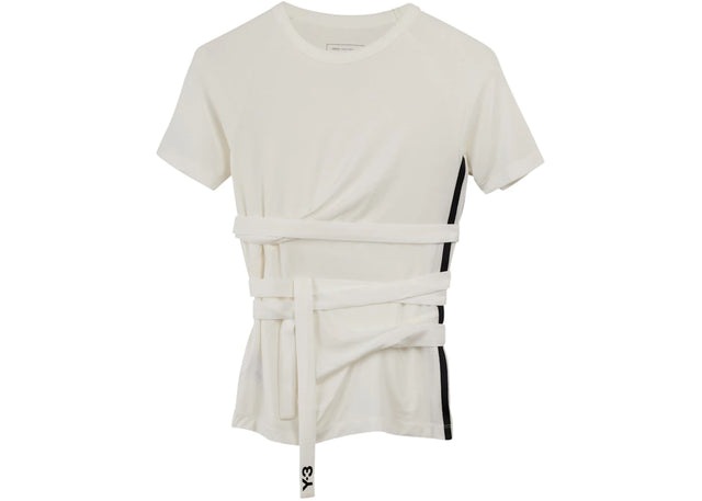 adidas Women's Y-3 Tencel Short Sleeve Tee Core White