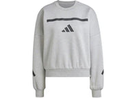 adidas Women's Z.N.E. Sweatshirt Medium Grey Heather