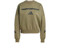 adidas Women's Z.N.E. Sweatshirt Olive Strata