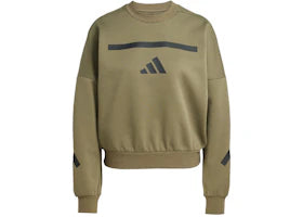 adidas Women's Z.N.E. Sweatshirt Olive Strata