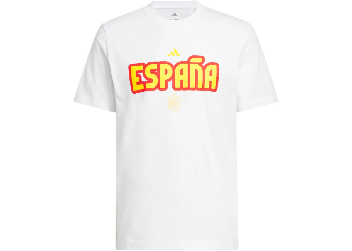 adidas World Cup 2026 Spain Home Graphic Tee White - vue secondaire A