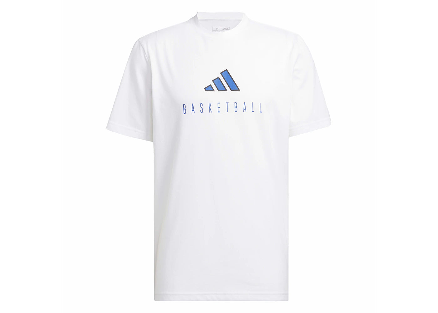 adidas Worldwide Hoops Logo Performance Graphic Tee White