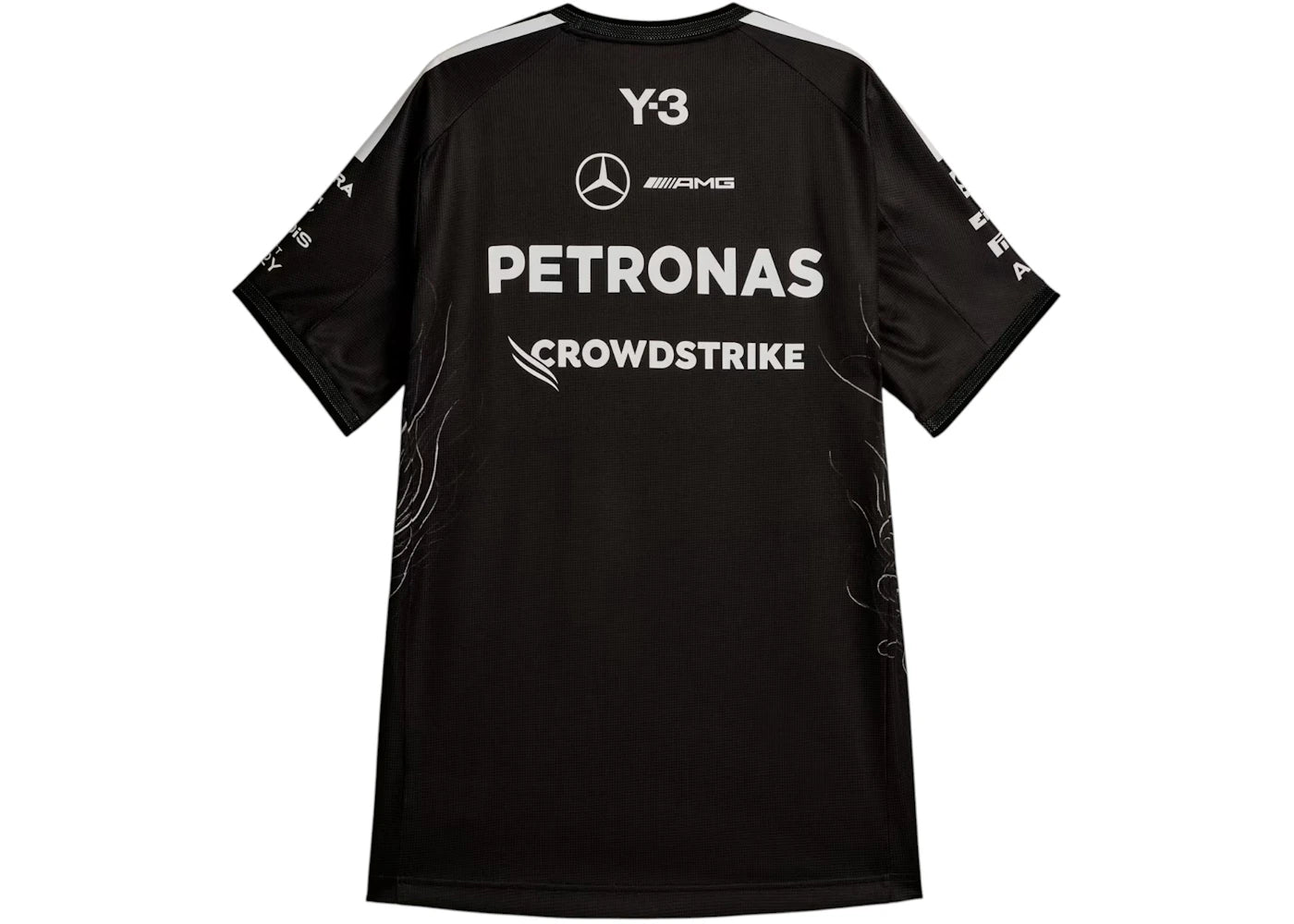 adidas x Y-3 Mercedes Amg Petronas Formula 1 Driver Jersey Black - vue secondaire B