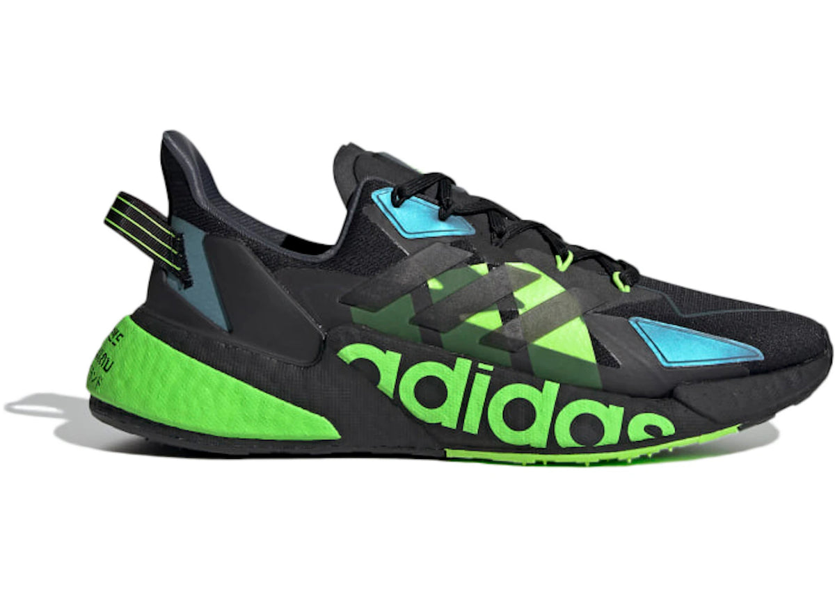 adidas X9000L4 Black Solar Green - vue secondaire A