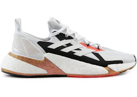 adidas X9000L4 Boost White Solar Red Bronze - vue 360