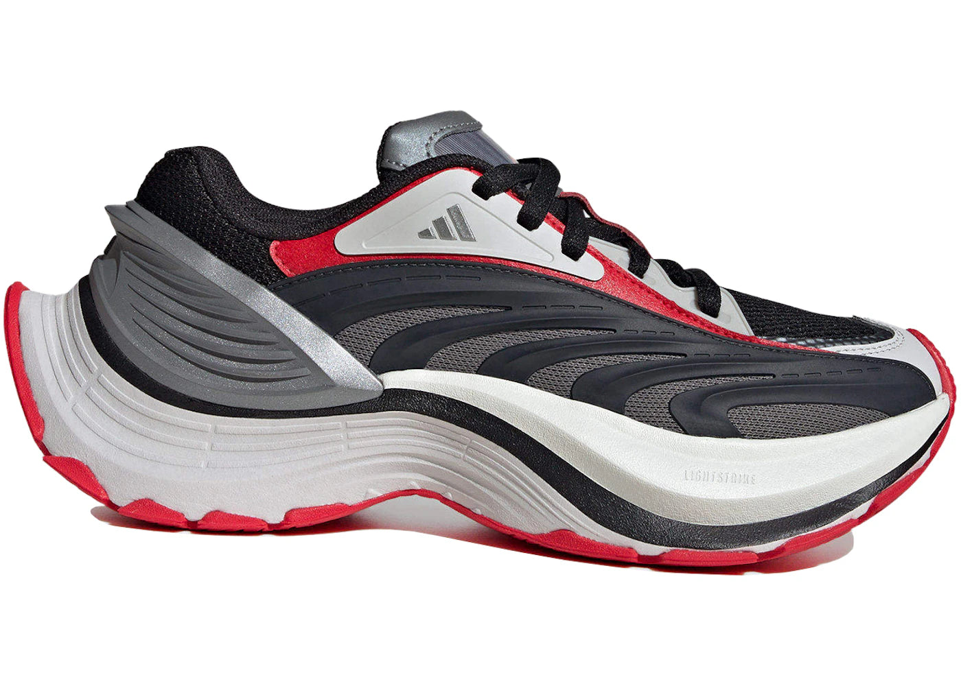 adidas XLG Metawave Black Grey Red - vue 360