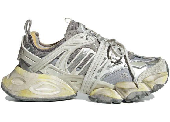 adidas XLG Runner Deluxe Grey Metallic Silver sneakers - authentic adidas shoes