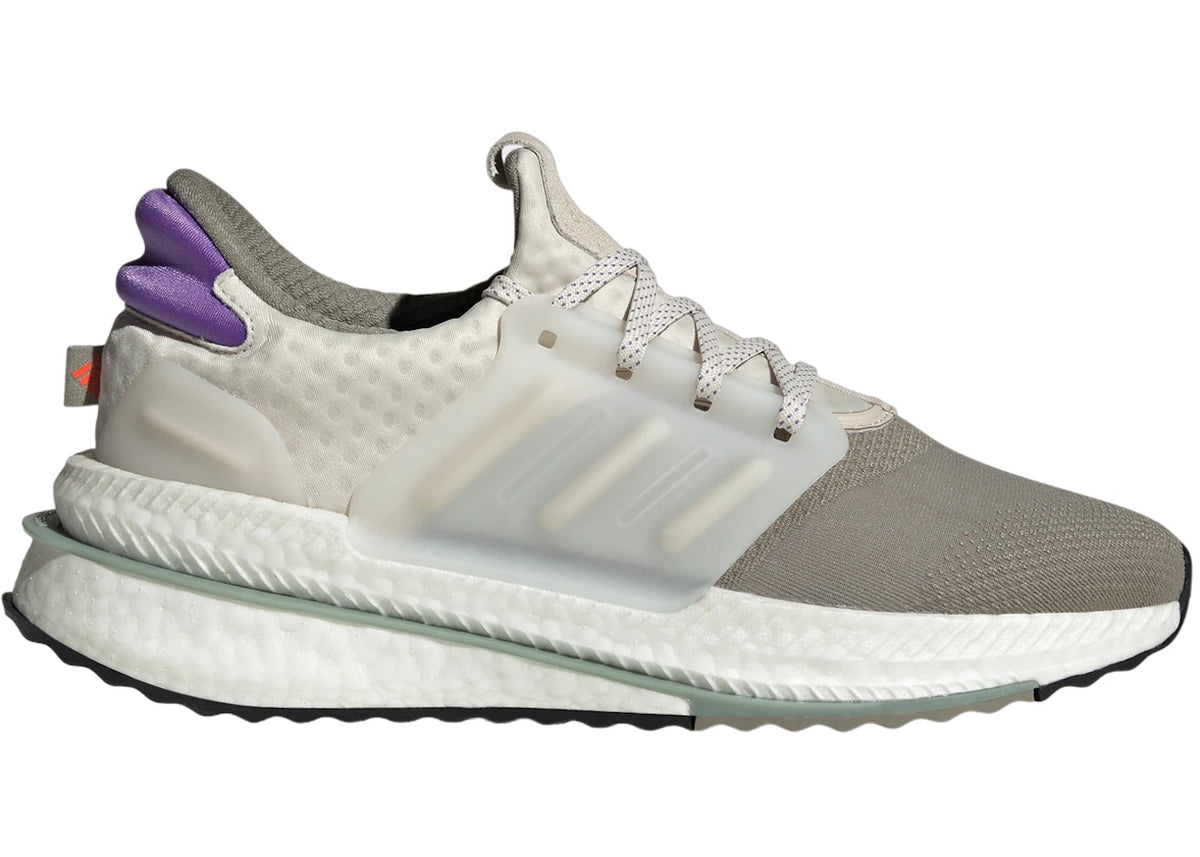 adidas X_PLRBOOST Silver Pebble Aluminium Purple Rush - vue secondaire A