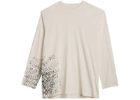 adidas Y-3 GFX Long Sleeve Tee Chalk White