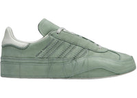 adidas Y-3 Gazelle Silbergrün Off-White Hellbraun