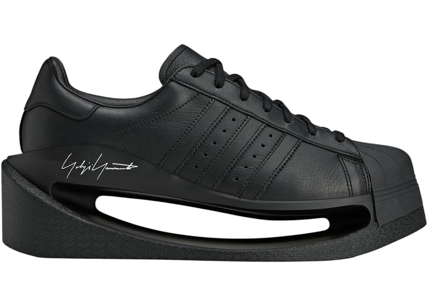 adidas Y-3 Gendo Superstar Triple Black - vue 360