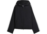 adidas Y-3 Hooded Three Stripes Track Top Black