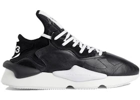 adidas Y-3 Kaiwa Black White Black Heel