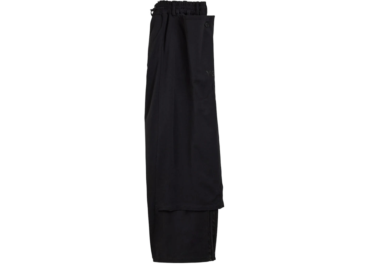 adidas Y-3 Mesh Stripes Track Pants Black - vue 360