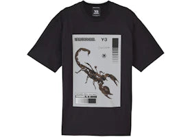 adidas Y-3 NBHD Graphic T-Shirt Black Granite - authentic adidas apparel