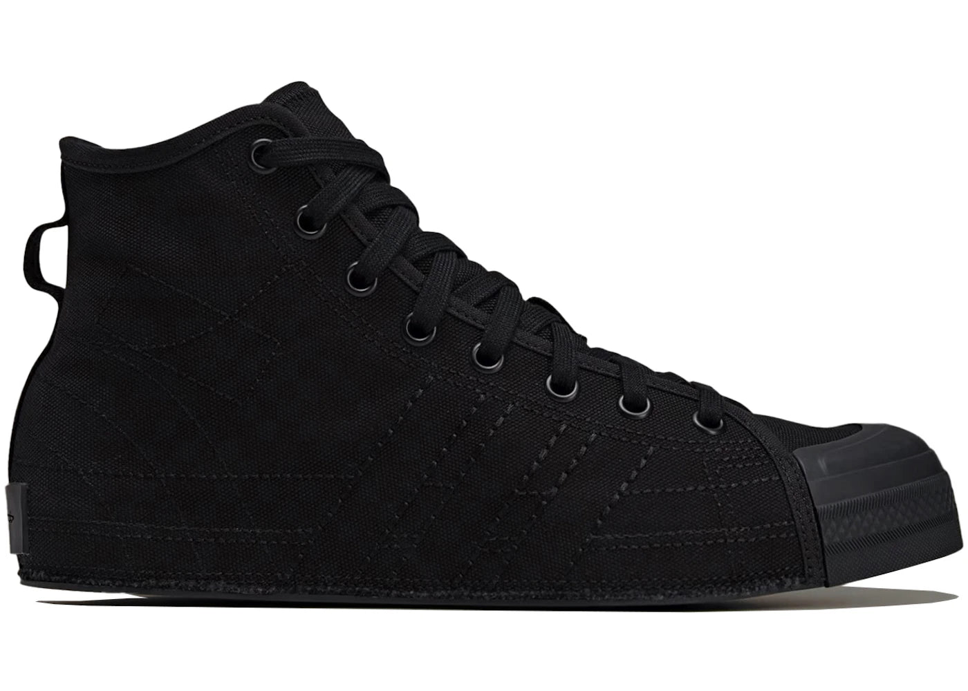 adidas Y-3 Nizza Hi Triple Black sneakers - authentic adidas shoes