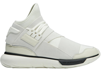 adidas Y-3 Qasa Off White Cream White Black sneakers - authentic adidas shoes
