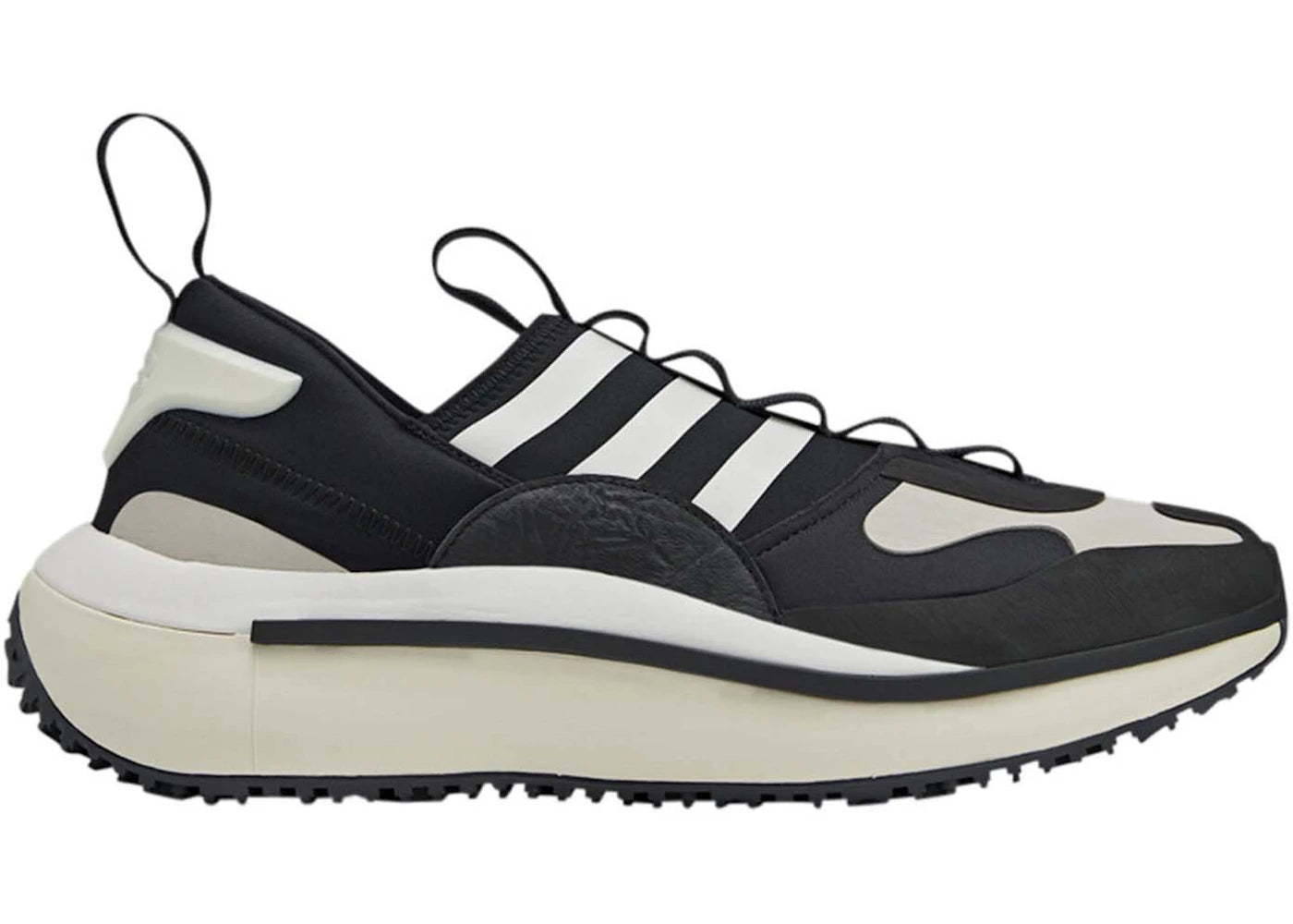 adidas Y-3 Qisan Cozy Black Chalk White sneakers - authentic adidas shoes