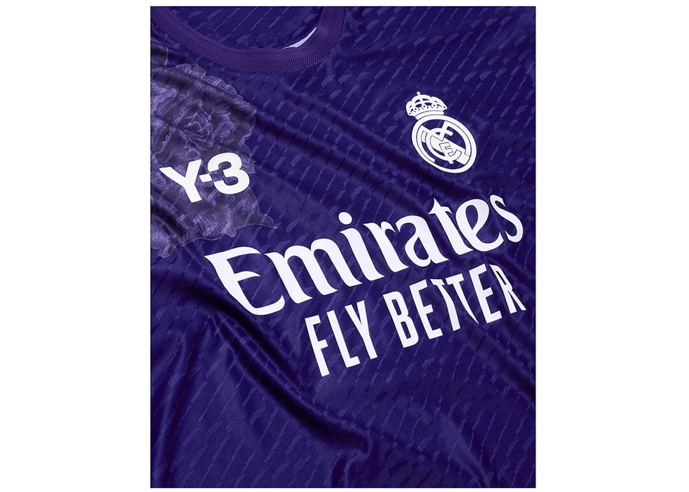 adidas Y-3 Real Madrid 23/24 Special Edition Trikot Authentic Jersey Dark Purple