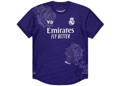 adidas Y-3 Real Madrid 23/24 Special Edition Trikot Authentic Jersey Dark Purple - authentic adidas apparel