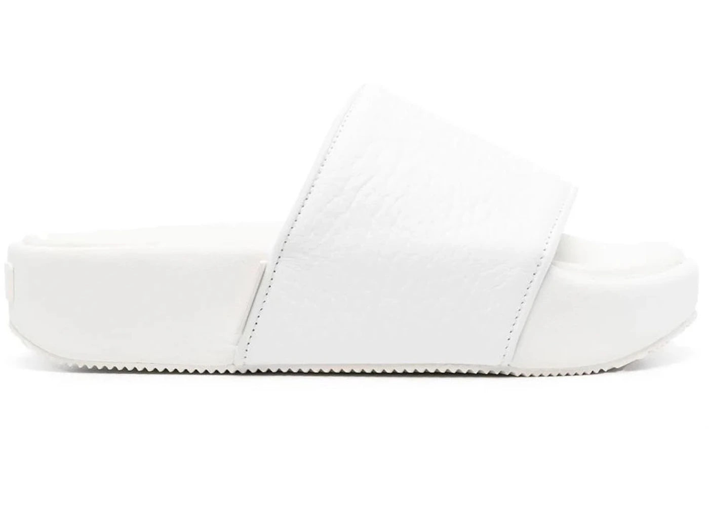 adidas Y-3 Slide Triple White - vue secondaire A