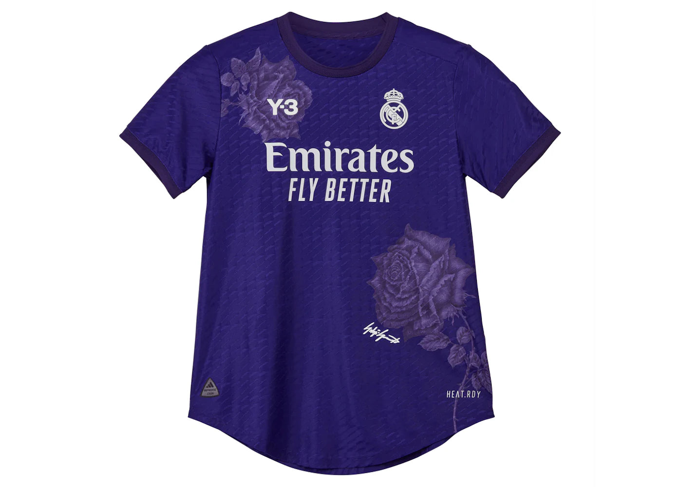 adidas Y-3 Women's Real Madrid 23/24 Special Edition Authentic Jersey Dark Purple