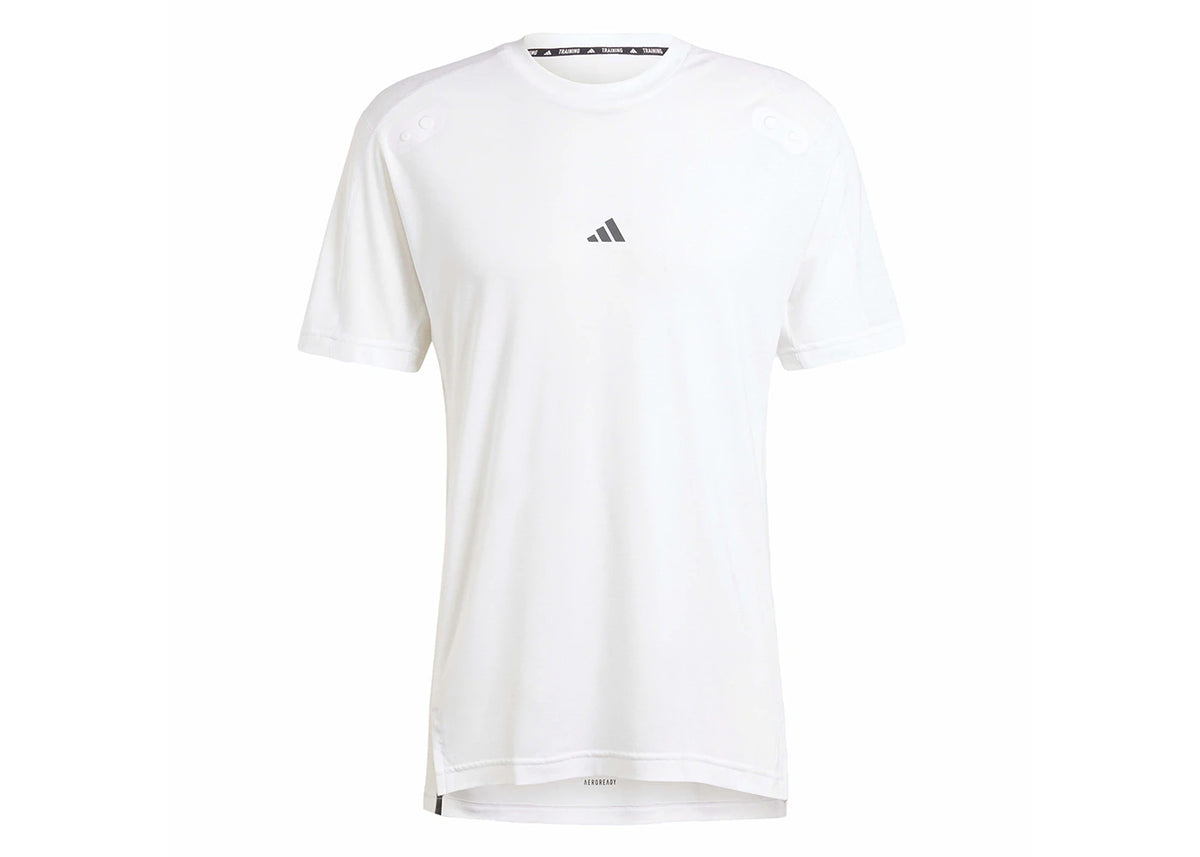 adidas Yoga Premium Training Tee White - vue secondaire A