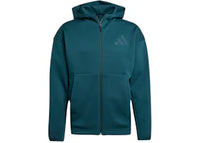 adidas Z.N.E. Full-Zip Hooded Track Jacket Aurora Ivy