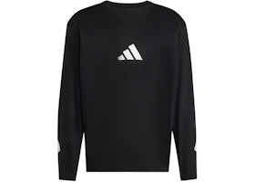 adidas Z.N.E. Long Sleeve Tee Black White - vue 360