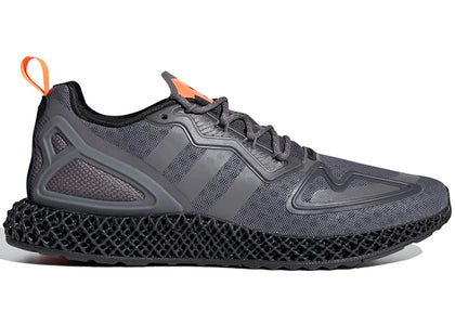 adidas ZX 2K 4D Grey Four Solar Orange - authentic adidas sneakers