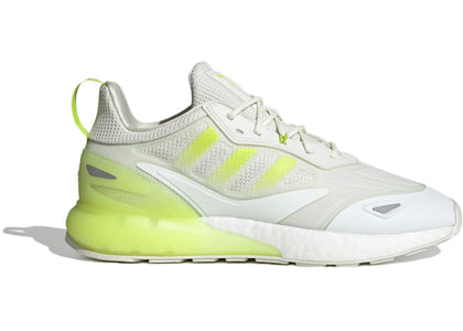 adidas ZX 2K Boost 2.0 White Semi Solar Slime - sneakers view 2