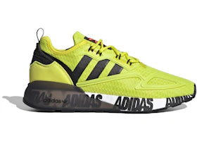 adidas ZX 2K Boost Bold Logo Graphic Acid Yellow