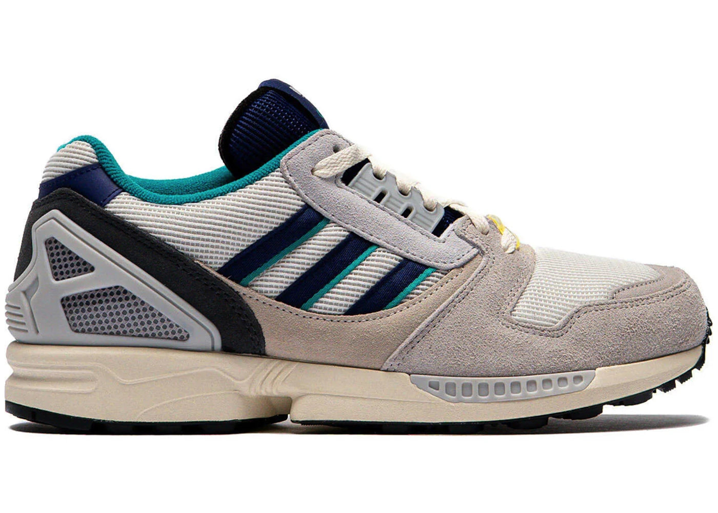 adidas ZX 8000 Dark Blue Power Green - vue 360