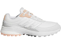 adidas Zoysia Spikeless Golf Dash Grey Crystal White Powder Coral (Women's)