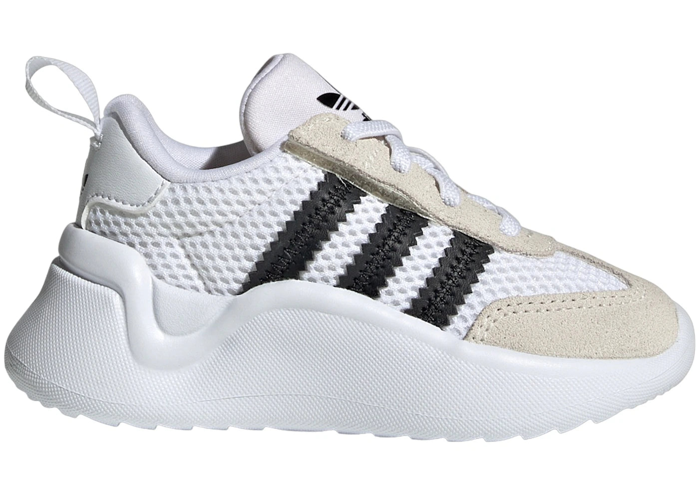 adidas adiFOM 70s Comfort Closure Cloud White Core Black Chalk White (TD) - vue 360