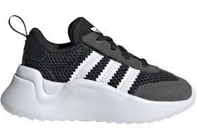 adidas adiFOM 70s Comfort Closure Laces Core Black Cloud White Grey (TD) - authentic adidas sneakers